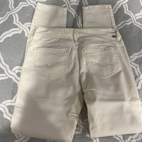 Almost Famous Dionysus pants off white size 3 EUC - Picture 3 of 4